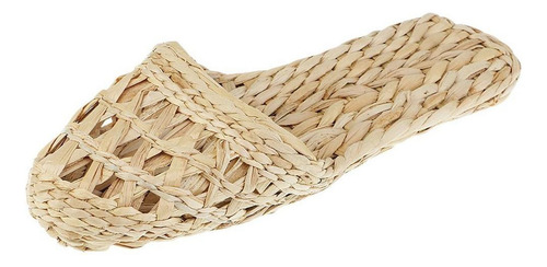1 Par De Sandalias De Malla De Ratán De Paja Hechas A Mano