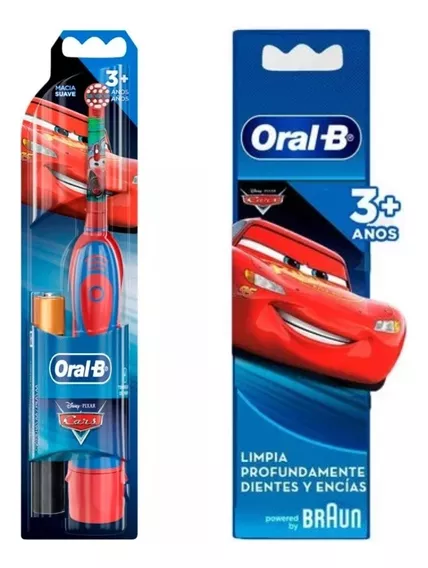 Cepillo Electrico Cars + Repuesto Oral B Pro Salud Suave
