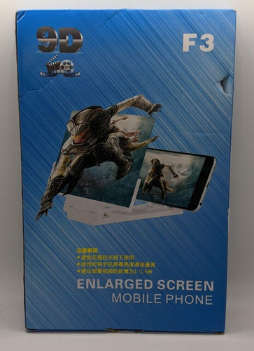 Foldable F3 9d Enlarge Screen Amplifier  Mobile Phone  ( Ccq