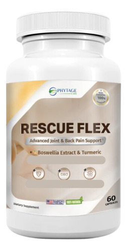 Phytage Labs Rescue Flex Support Joint Health - Soporte De .