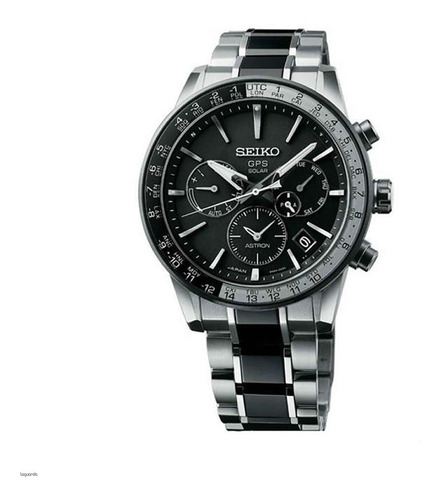 Reloj Seiko Astron Solar Dual-time 43mm 10atm - Ssh011j1