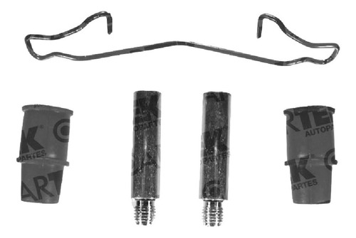 Kit Herrajes De Balatas Ford Courier 2007-2008-2009 Del Ck