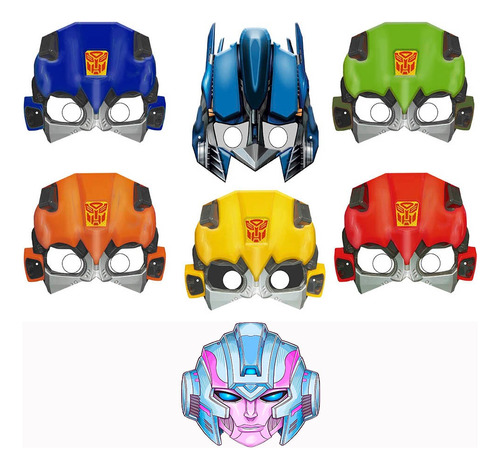40 Mascaras De Transformers Bumble Bee Optimus Prime
