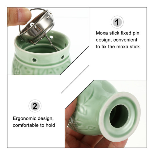 1 Bote De Moxibustión, Lata De Moxibustión, Herramienta Para