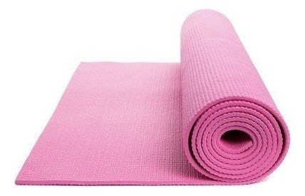 Colchoneta Mat Yoga Pilates Fitness Enrollable Gym Mat 6 Mm Color Rosa