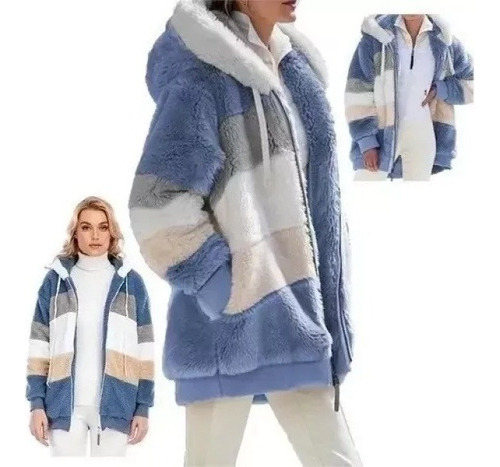 Chaqueta Fría Para Mujer Talla Grande Over All Parka Para