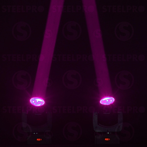 Kit Cabeza Movil Beam 80w Rgbw + Controlador Dmx512 Steelpro