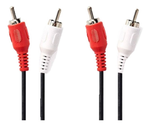 Cable De Audio Convertidor De 2 Plug Rca A 2 Plug Rca