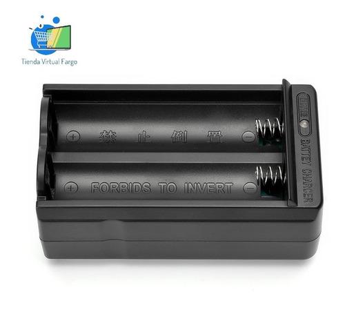 Cargador De Doble Ranura Para Baterias 18650 Litio Ion Brc
