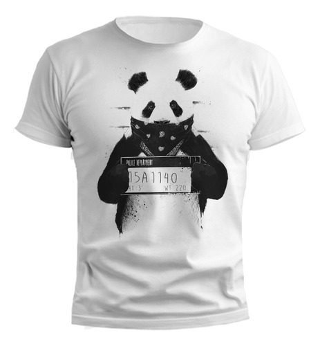 Remera Panda Preso Diseño Exclusivo