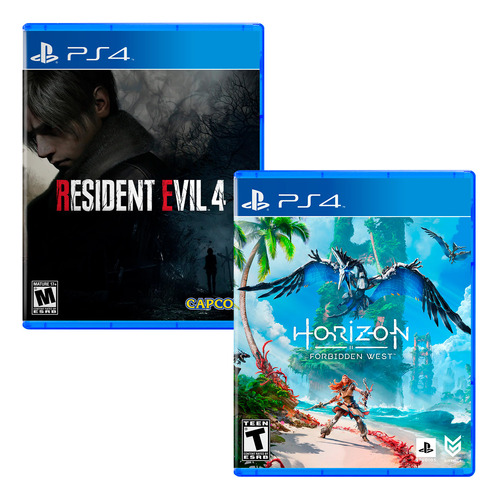 Resident Evil 4 + Horizon Forbidden West Playstation 4