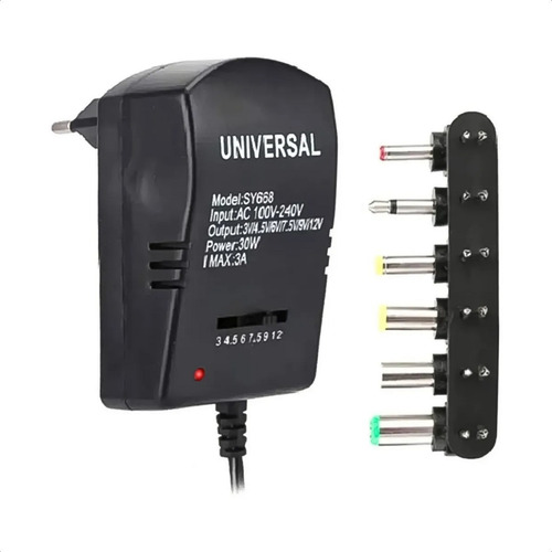 Cargador Universal 12v Regulable De 3v A 12v Fuente De Poder