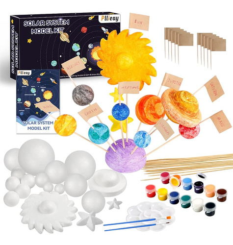 El Kit De Bolas De Espuma Del Sistema Solar Pllieay 63pcs In