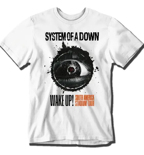 Camiseta Hombre Dtf System Of A Down Wake Up! 2025