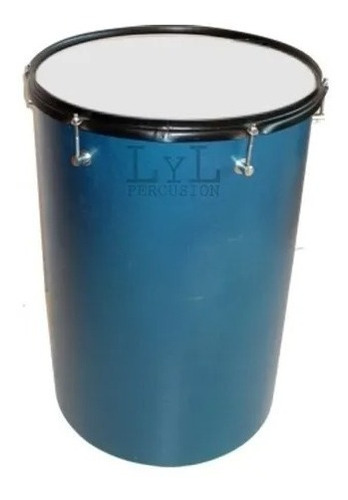 Surdo Murga Madera 14 X 40 Cm Batucada Niño C/ Mazo + Correa