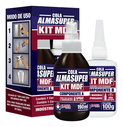 Cola C/12 Un Kit Acelerador + Cola Superciana Gel Alamasuper