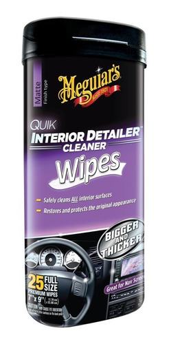 Toallas Detalladoras De Interior Mguiars Wipes