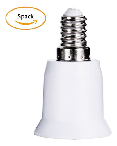Xt Convertidor De Adaptador De Bombilla E14 A E26/e27 (5