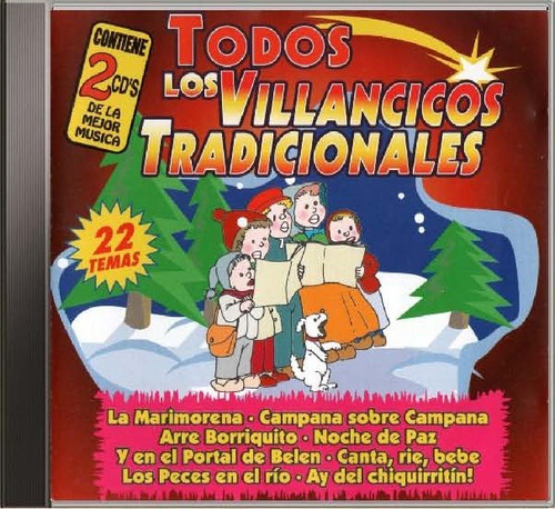 Todos Los Villancicos Tradicionales Cd Doble