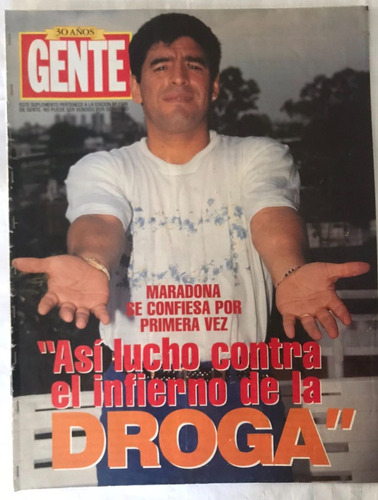 Suplemento Clarín Maradona Se Confiesa Por Primera Vez