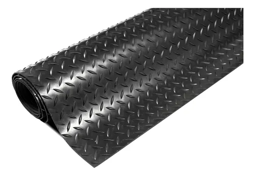 comprar Piso Goma Alto Transito Caucho Negro Semilla Gimnasio 3mm