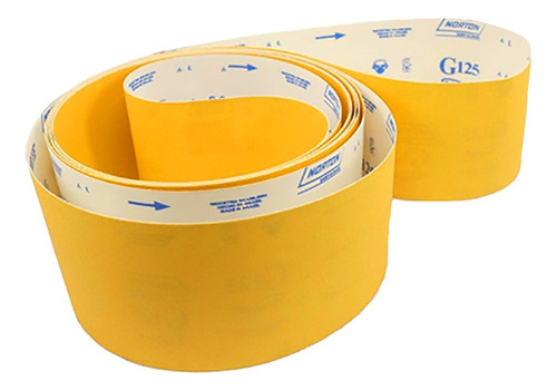 Cinta De Lixa 7200 X 150mm G125 Papel P/ Madeira 1un Norton Quantidade De Cascalhos 100