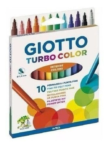 Marcadores X10 Giotto Turbo Color 040100es