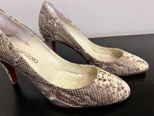 Zapatos Mujer Animal Print Paruolo Usados Nro 39