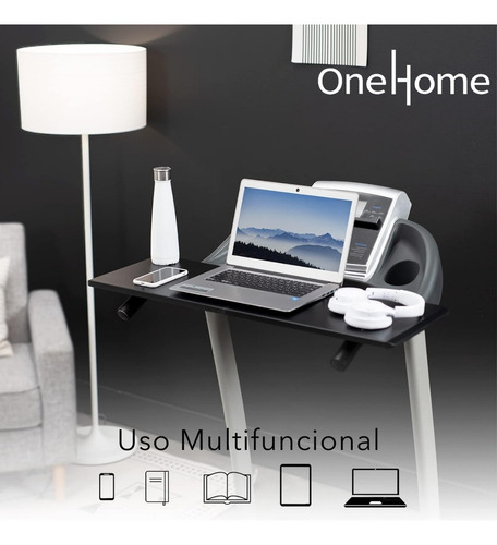 Soporte Universal Para Laptop En Caminadora Plataforma Ergonómica De 79 Cm Negra Estación De Trabajo Para Portátiles Tabletas Teléfono Y Computadoras