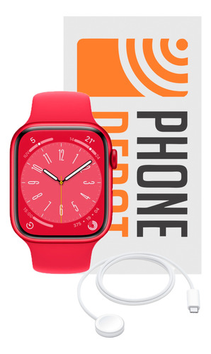 Apple Watch Series 9 Gps 41 Mm Aluminio Rojo (Reacondicionado)