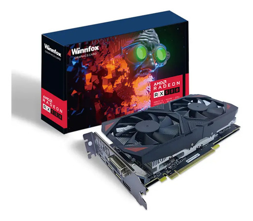 Placa De Video Amd Rx 580 8gb Ddr5 256bit Dvi Hdmi Dp - Plus