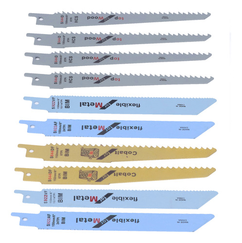 10pcs Recíproco Cuchillas De Sierra Con Alto Contenido De