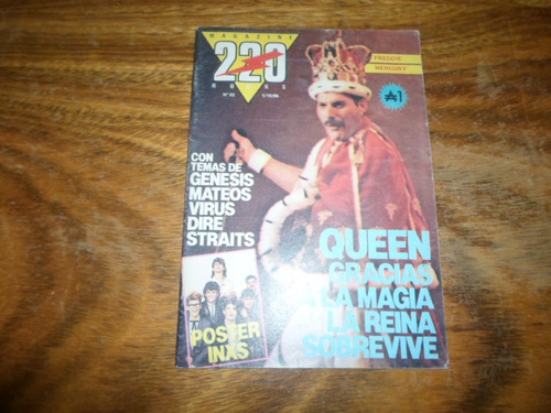 Magazine 220 22 Queen Siouxsie Boy George Poster Inxs