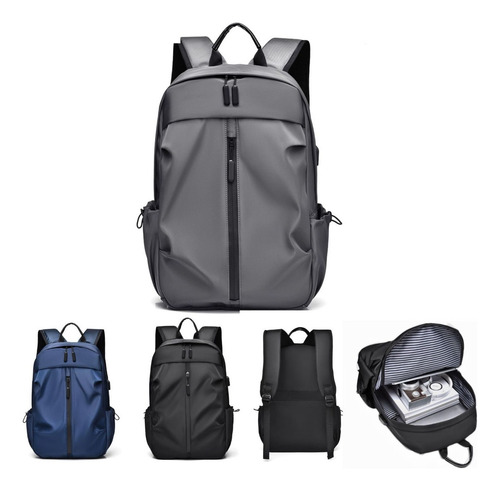 Mochila Impermeable Para Notebook Con Puerto Usb
