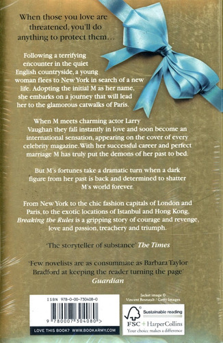 Breaking The Rules ( Barbara Taylor Bradford ), De Taylor Bradford Barbara. Editorial Harpercollins, Tapa Blanda En Inglés, 2009