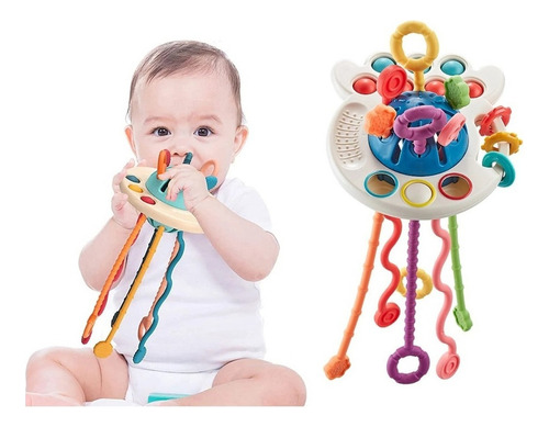 4 En 1 Montessori Drawstring Development Baby Toys