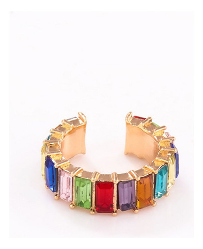 Pendientes De Diamantes De Colores Con Incrustaciones De Eur