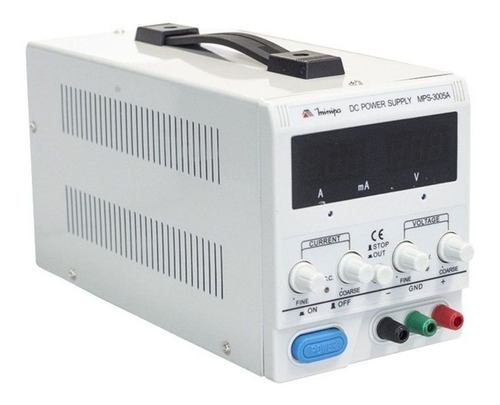 Fonte De Alimentação Dc 0-30v/0-5a/0-990ma  Minipa Mps-3005a