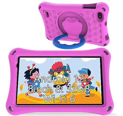 8 Inch Kids Tablet, 32gb Rom Android 12 Tablet For Kids...