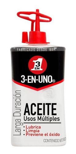 Imagen 1 de 1 de Aceite 3-en-uno Gotero 90 Ml