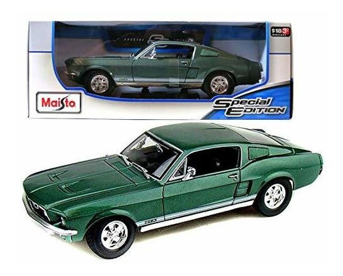 Coche Die Cast 1:18 Ford Mustang Gta Fastback 1967