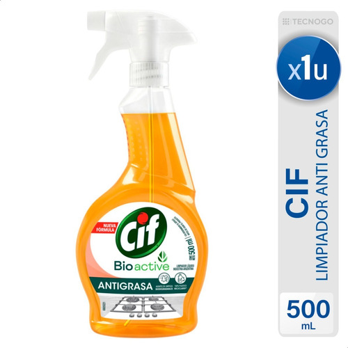 Limpiador Cif Antigrasa Bio Active Cocina Gatillo