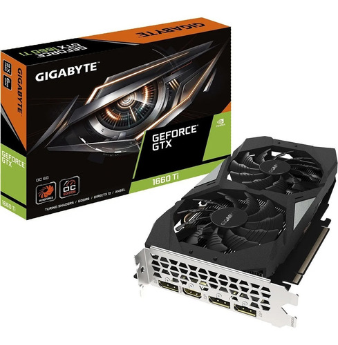 Tarjeta Grafica Gigabyte Geforce Gtx 1660ti Oc 6g Ddr6 -lich