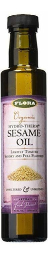 Flora Orgánica Hydro-therm Aceite De Sésamo, 8,5 Oz