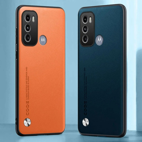 Case For Moto G60 60s 40 Fusion Cáscara De Piel Simple