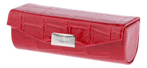 2x Estuche De Material Cuero Para Pintalabios,