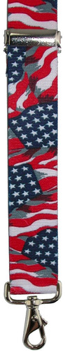 Ctm® Mens Elastic American Flag Stars Con Extremos De