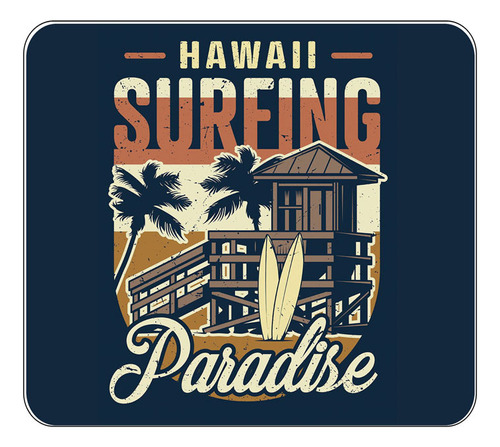 Mouse Pad Surf Tablas Olas Hawaii Diseño Personalizado 705