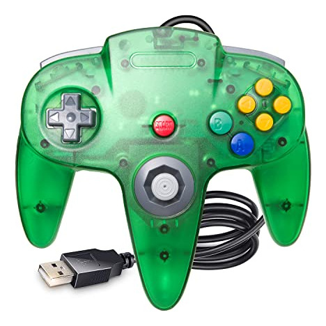 Kiwitata N64 Controller Usb - Joystick Para Pc Y Mac