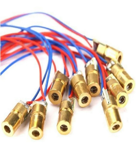 Laser Diodo Vermelho 5v 650nm 6mm Arduino Alarme